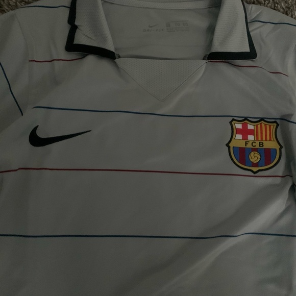 2003/2004 FC Barcelona Away Jersey ( Ronaldinho #10) Size XL - USED - Picture 5 of 10